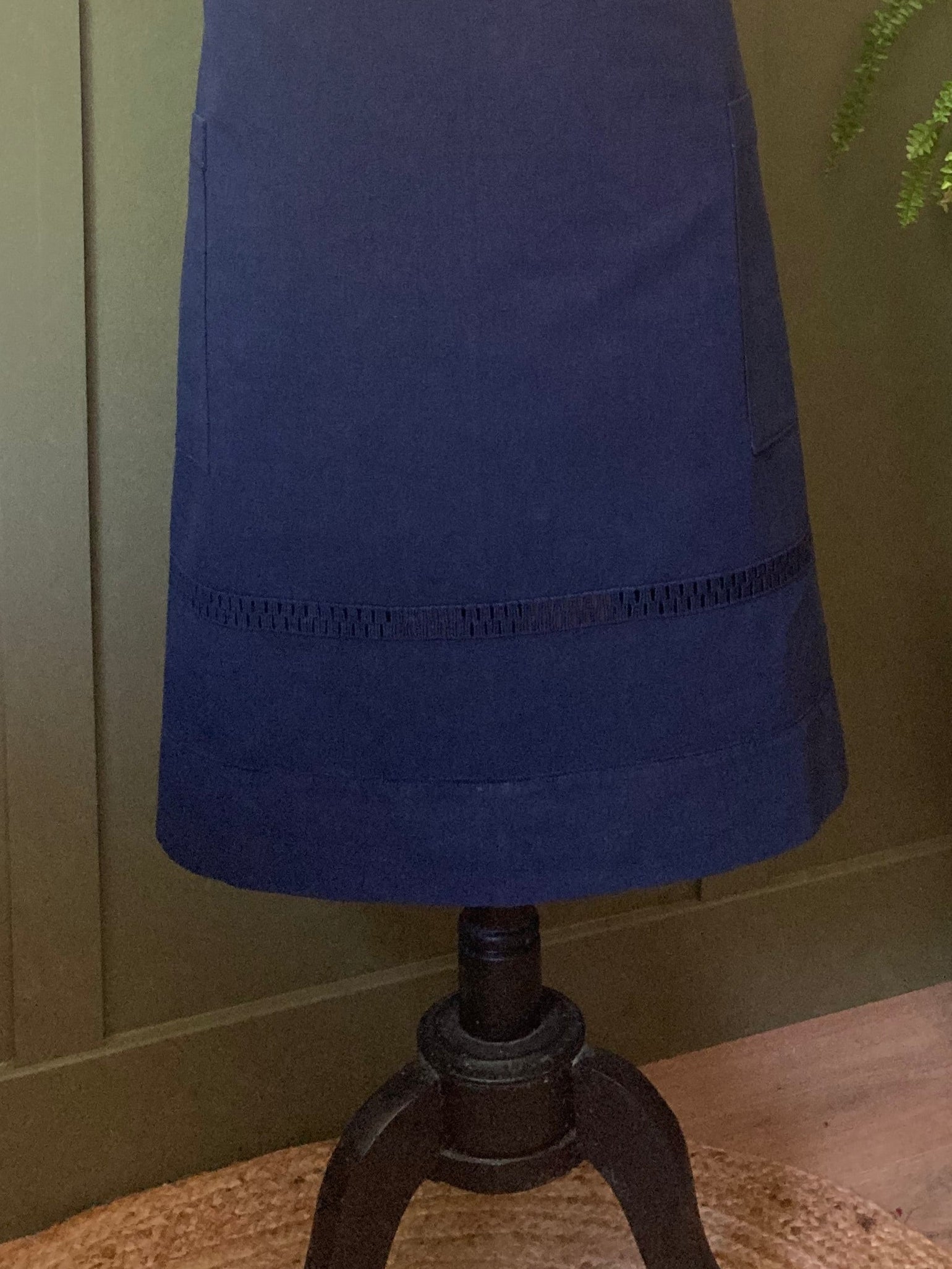 Tablier japonais Indigo Romanex de Boussac Guirlandes