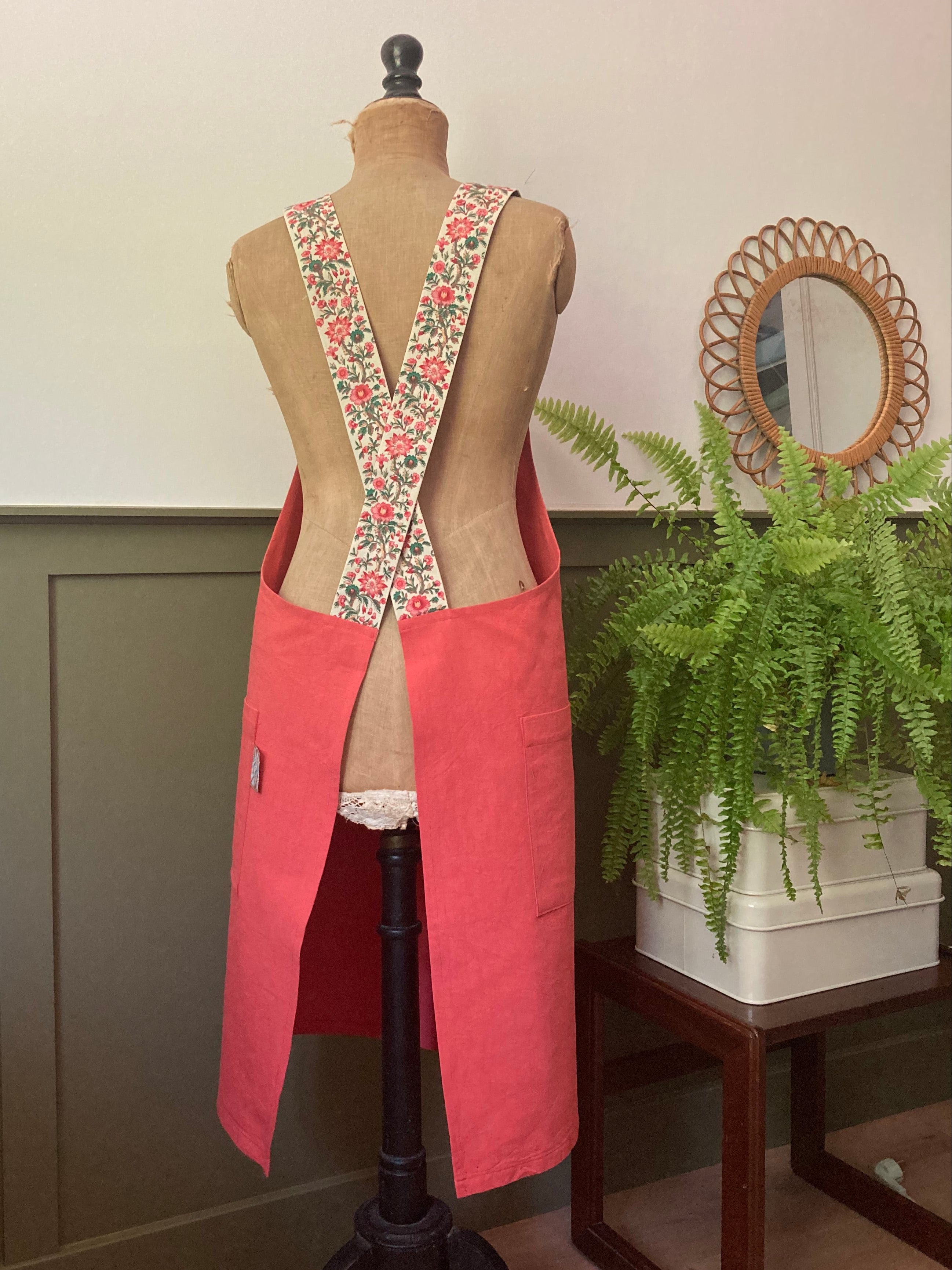 Tablier japonais Corail Romanex de Boussac